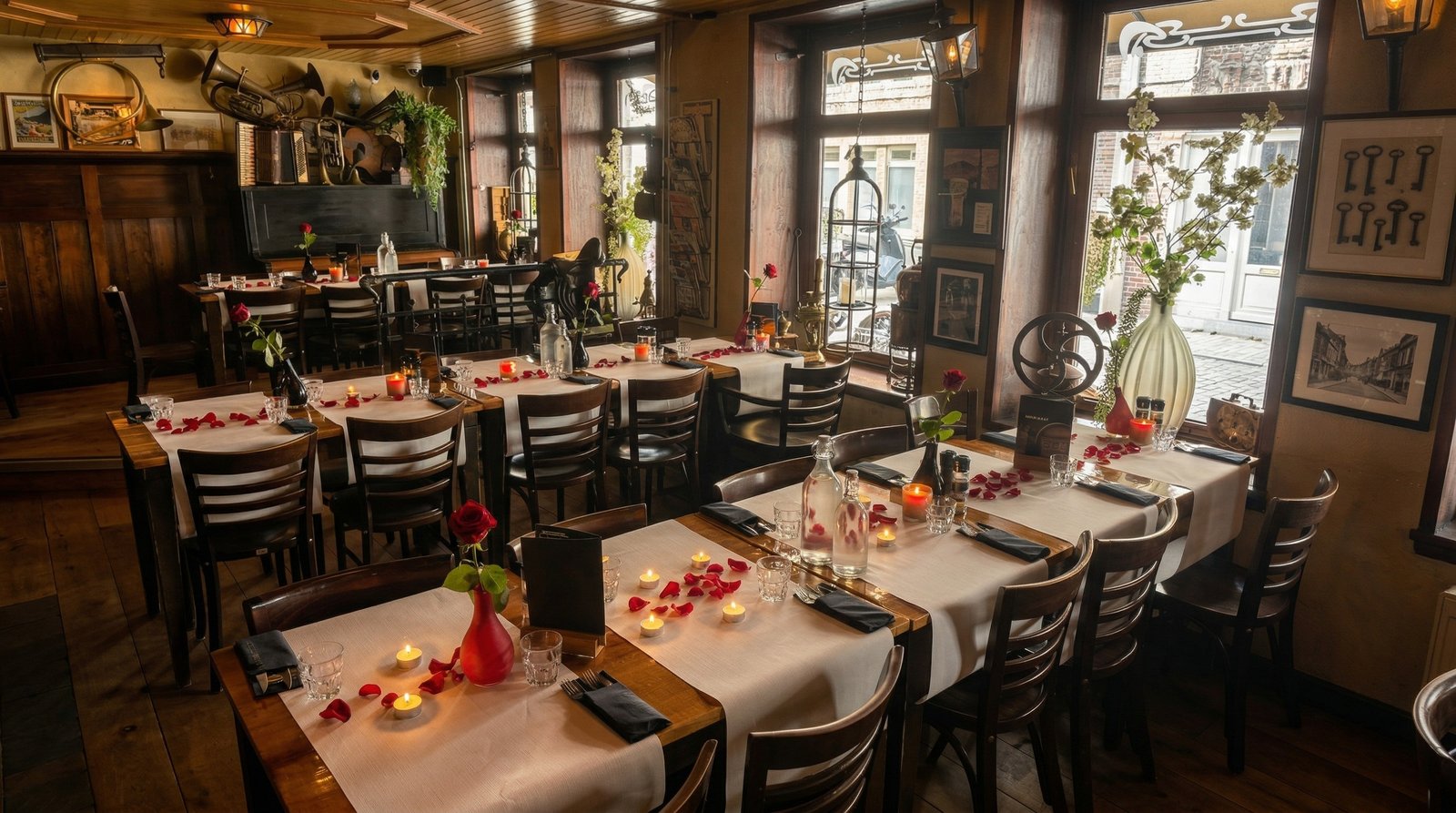 Groepsdiner bij eetcafé de Paerdestal in Hoorn